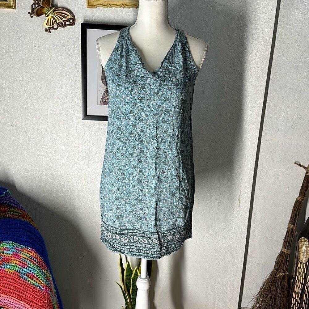 Old navy Size XS light Blue floral print shift dress
